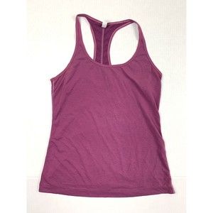 GAP FIT Teal Athletic Racerback Jersey Tank Shirt Top S Small Purple